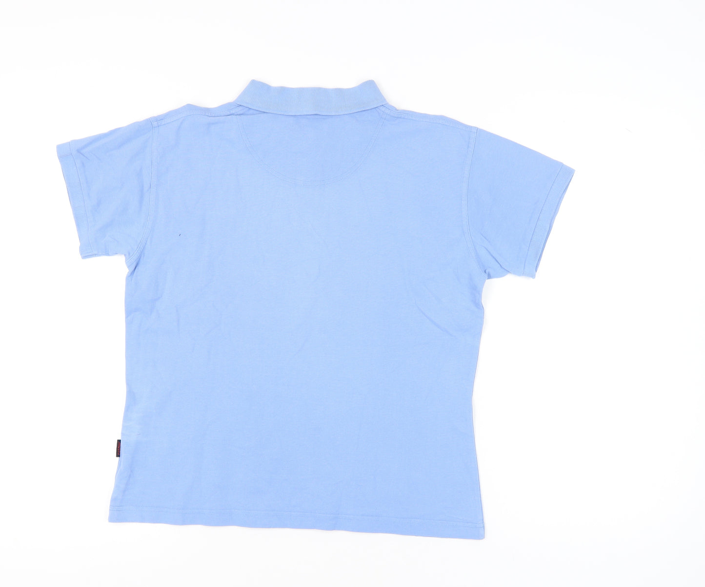 Musto Performance Men's Blue L Polo Shirt 100% Cotton Casual Summer