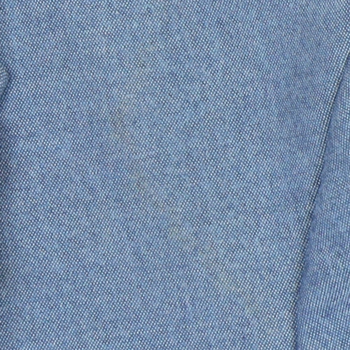 Moss London Men's Blue 36in Slim Fit Blazer Jacket