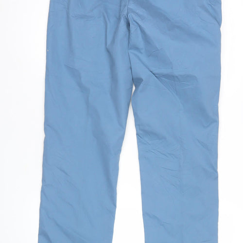 Blue Harbour Men's Blue Chino Trousers 30x31 Regular Fit Cotton Elastane