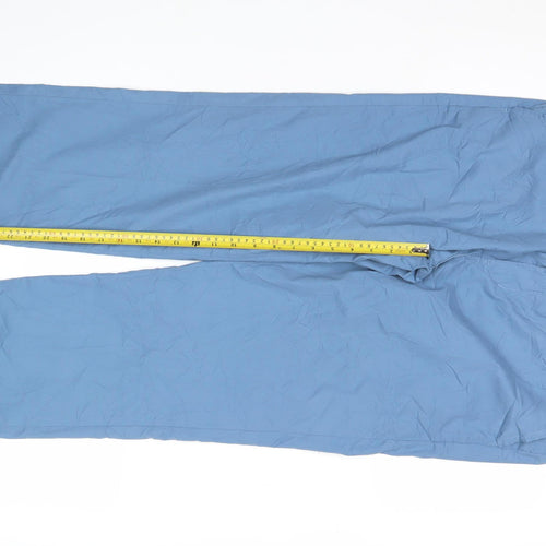 Blue Harbour Men’s Blue Chino Trousers 36W 33L Regular Fit Cotton
