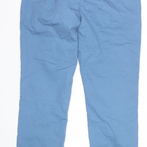 Blue Harbour Men’s Blue Chino Trousers 36W 33L Regular Fit Cotton