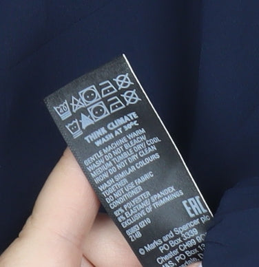 Marks and Spencer Womens Blue Size 10 Jogger Trousers