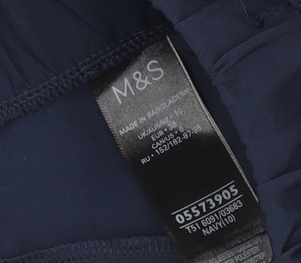 Marks and Spencer Womens Blue Size 10 Jogger Trousers