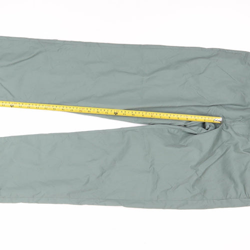 Marks and Spencer Men's Green Regular Fit Chino Trousers 30W 33L