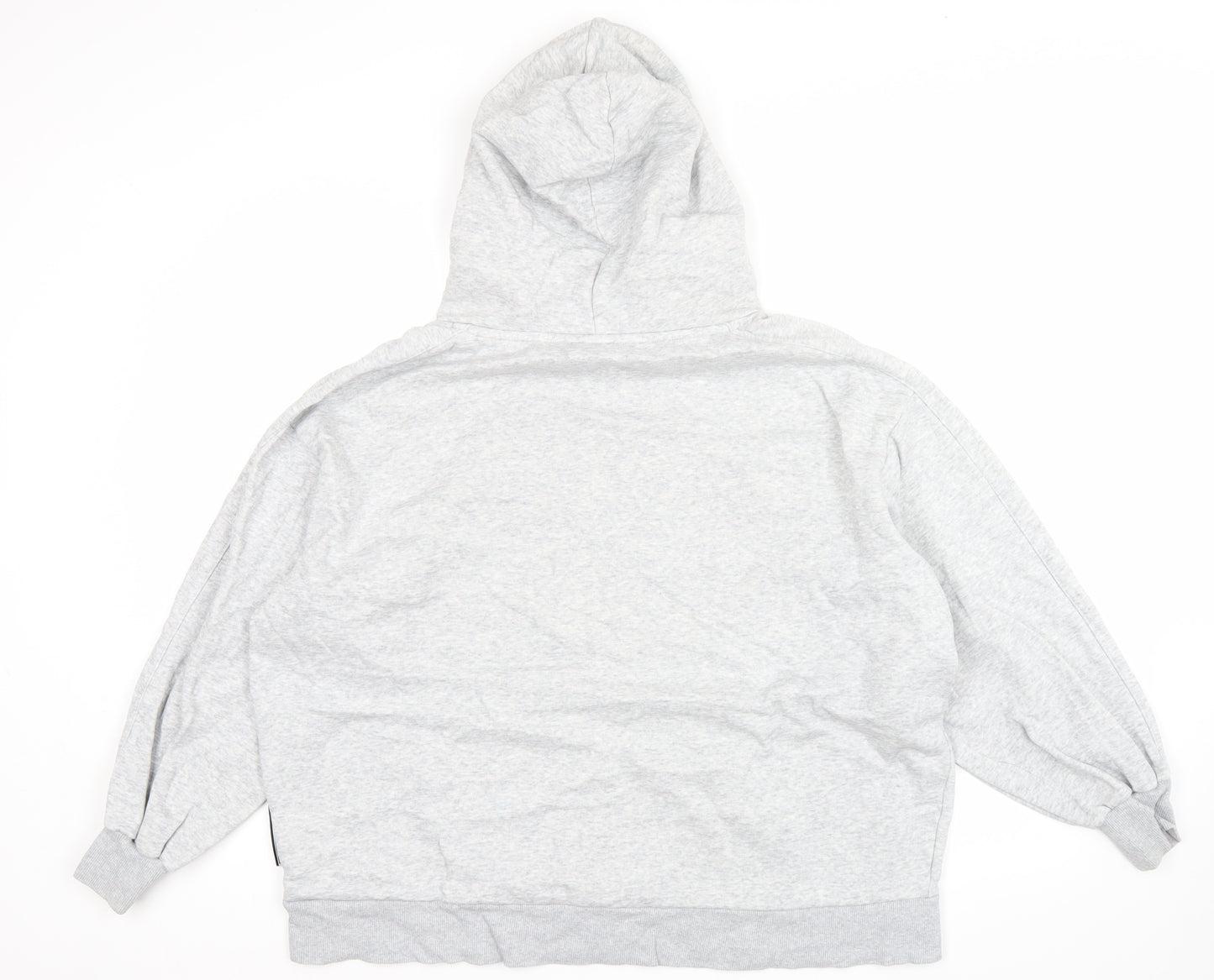 Puma Men’s Grey Pullover Hoodie S Logo Fleece Sportswear