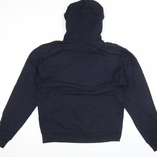 Champion Men's Navy Blue Pullover Hoodie Regular Fit Size M Fleece