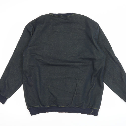 Champion Men's Black XL Pullover Sweatshirt Crew Neck Logo Sportswear