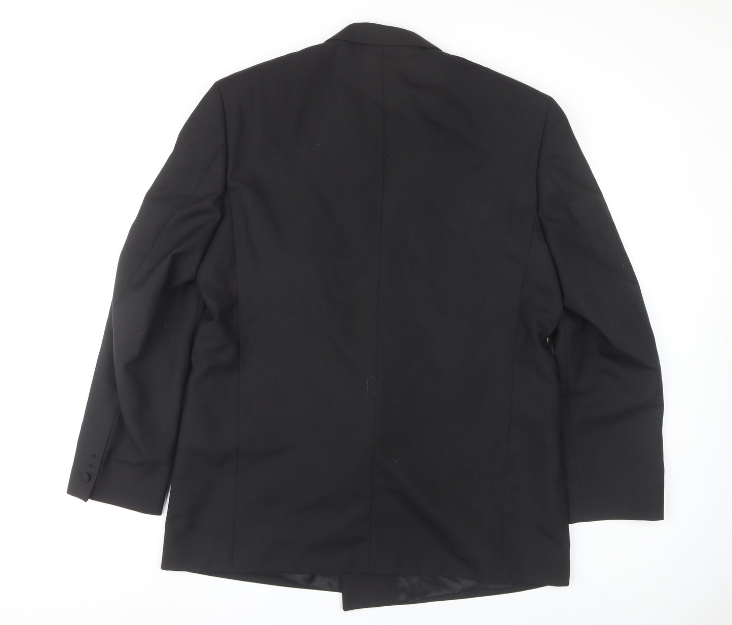Ciro Citterio Men's Black 44L Wool Blend Double-Breasted Blazer