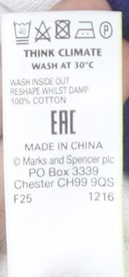 Marks and Spencer Women's Multicoloured S Striped Cotton Pullover