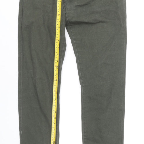 Jules Women’s Green Skinny Jeans Size 10 Slim Fit Stretch 5-Pocket