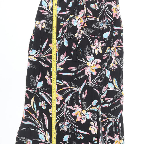 Marks and Spencer Women's Multicoloured Size 8 Strapless Midi Dress