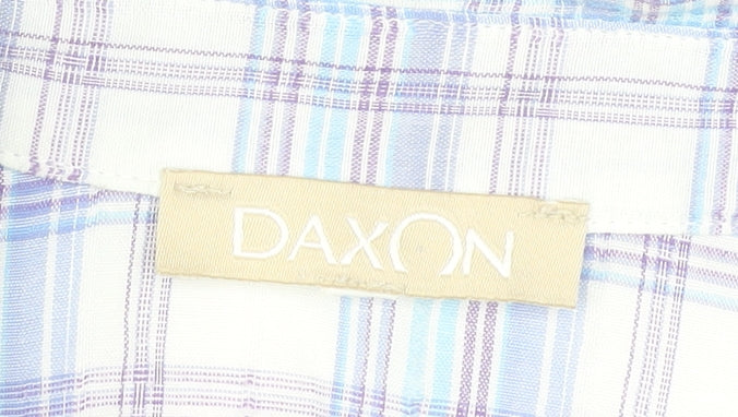 Daxon Women’s Multicoloured Check Button-Up Shirt Size 18