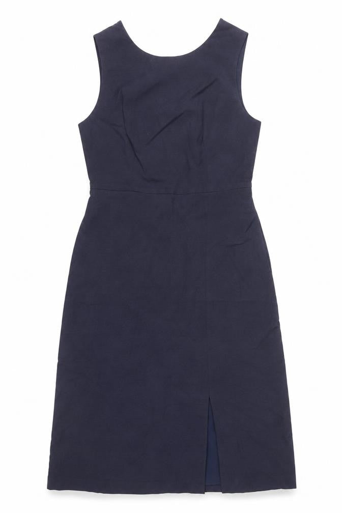 Banana Republic Women’s Blue Sheath Dress Size 8 Knee Length Sleeveless Workwear