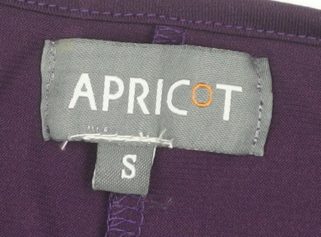 Apricot Women’s Purple V-Neck Wrap Knee Length Dress S