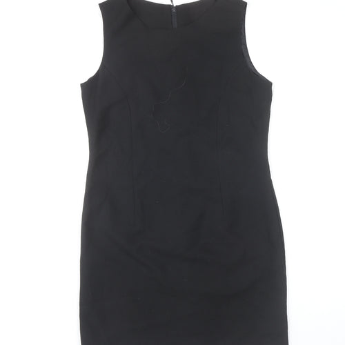 Marks and Spencer Women Black Petite Size 10 Sheath Dress