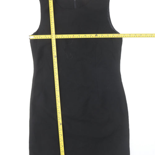 Marks and Spencer Women Black Petite Size 10 Sheath Dress