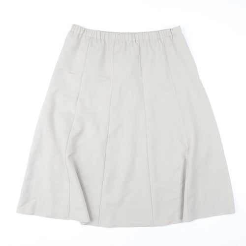 Cotswold Collections Women's Beige Size 18 A-Line Midi Skirt