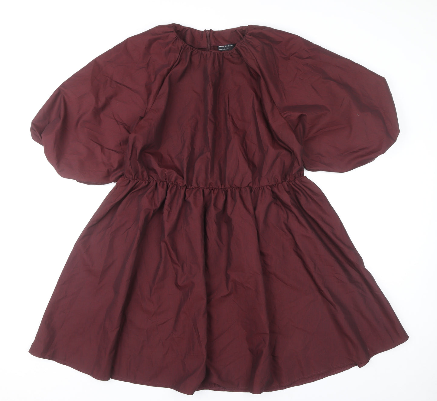 ASOS Women’s Red A-Line Puff Sleeve Short Dress Size 10
