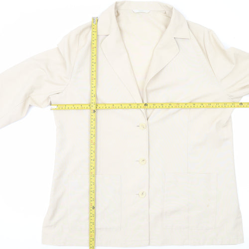 Marks and Spencer Women’s Beige Blazer Jacket UK 18 Regular Fit