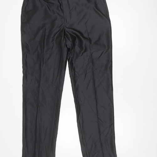 Marco Venturi Men’s Black Dress Pants L 36in Waist Straight Leg Formal