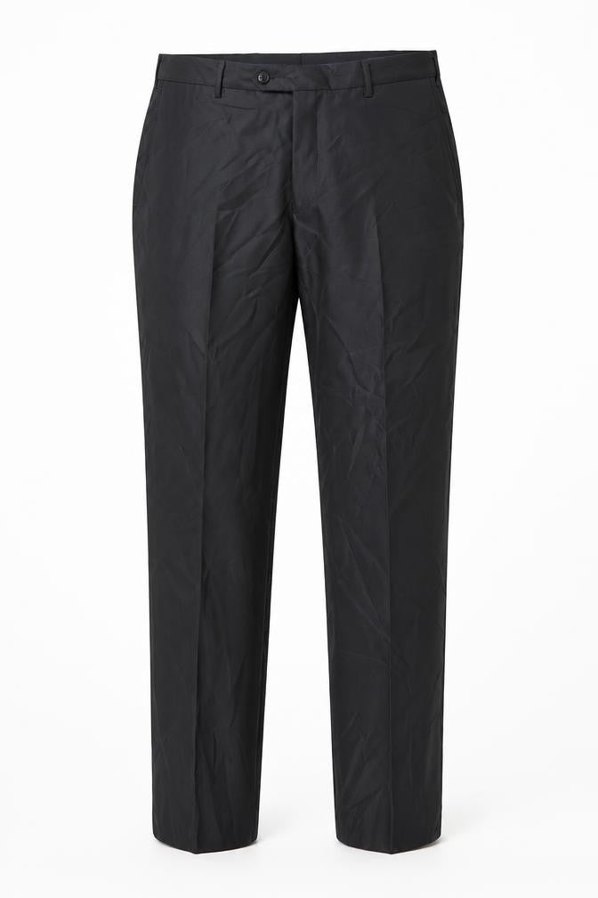 Marco Venturi Men’s Black Dress Pants L 36in Waist Straight Leg Formal