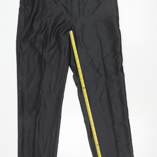 Marco Venturi Men’s Black Dress Pants L 36in Waist Straight Leg Formal