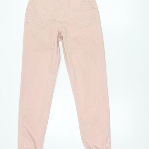 Marks and Spencer Women’s Pink Size 6 Tapered Jogger Trousers