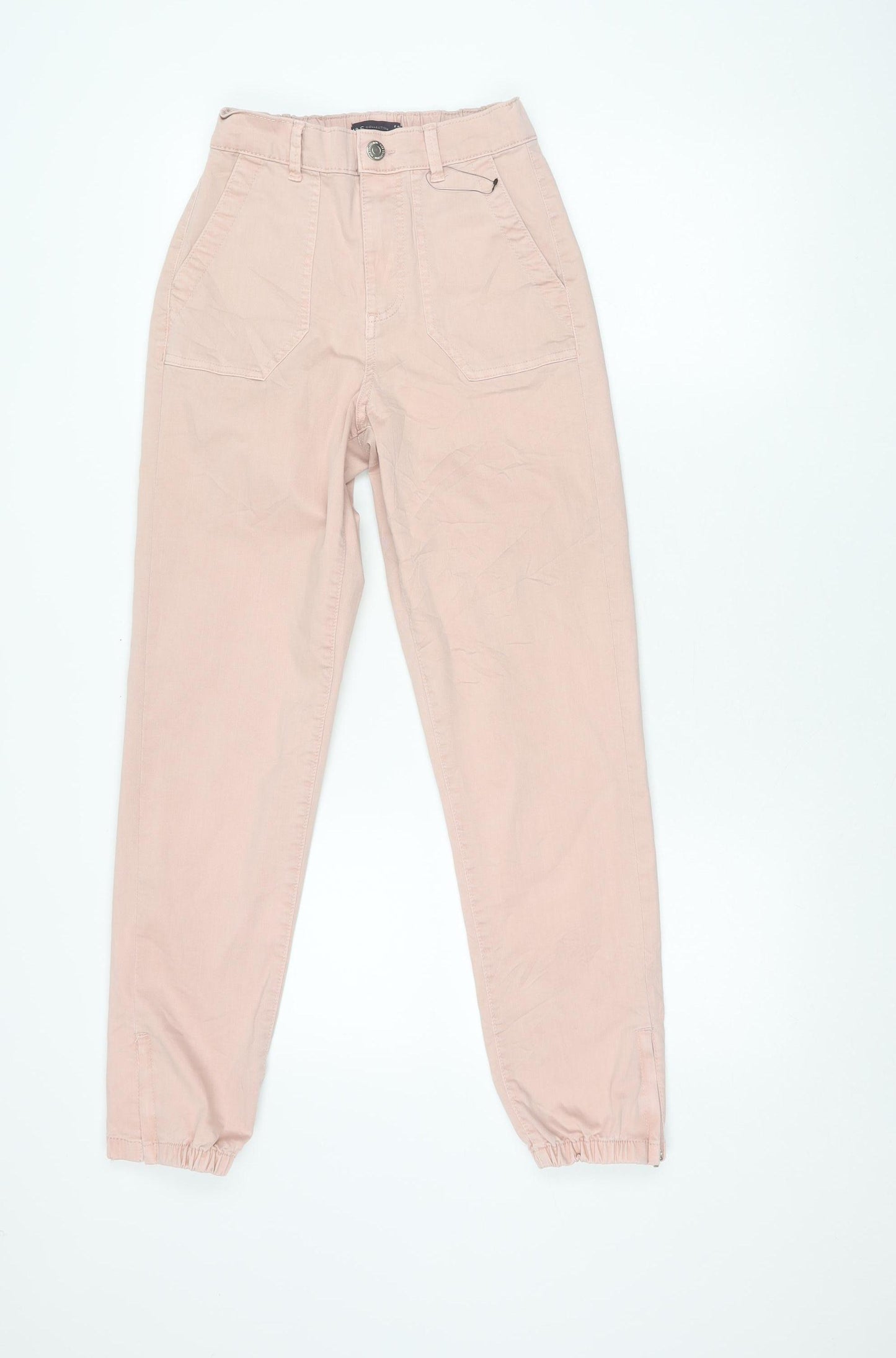 Marks and Spencer Women’s Pink Size 6 Tapered Jogger Trousers
