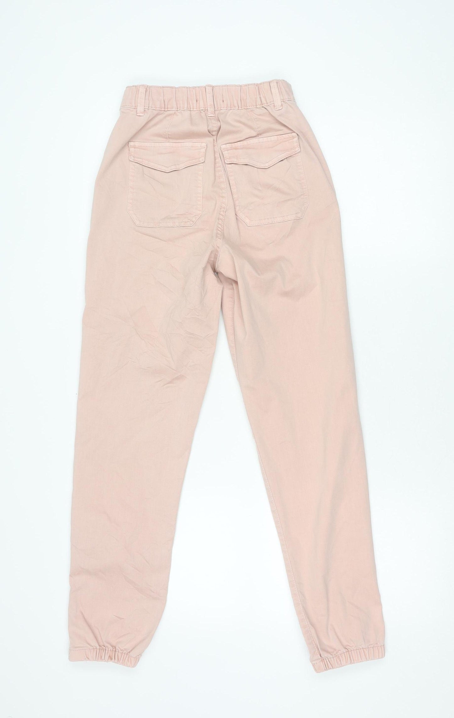 Marks and Spencer Women’s Pink Size 6 Tapered Jogger Trousers