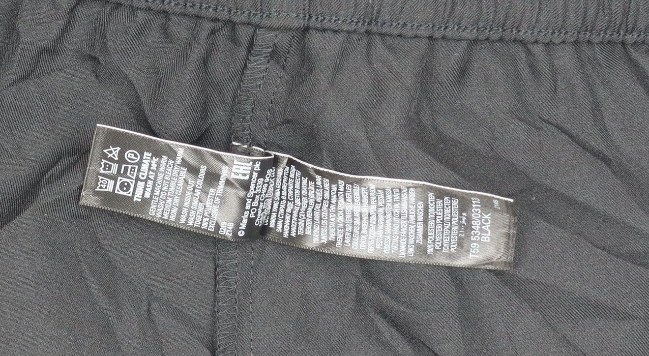 Marks & Spencer Women’s Black Plus Size 22 Lined Winter Trousers