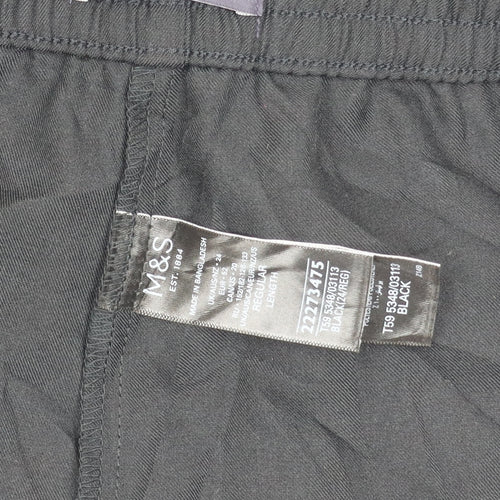 Marks & Spencer Women’s Black Plus Size 22 Lined Winter Trousers