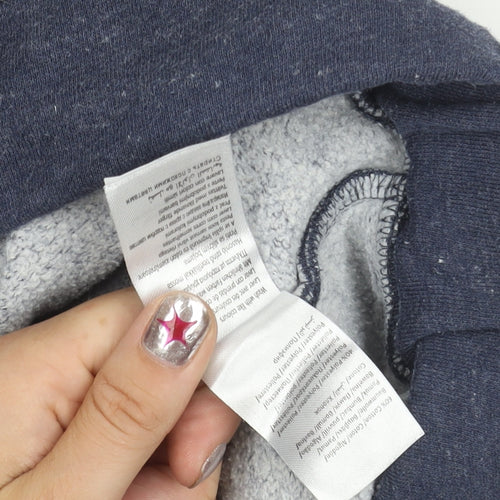 Animal Boys Blue Sweat Shorts 11-12Y French Terry Elastic Waist