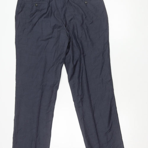 Simon Carter Women’s Grey Wool Blend Dress Pants Size 20 Straight Leg