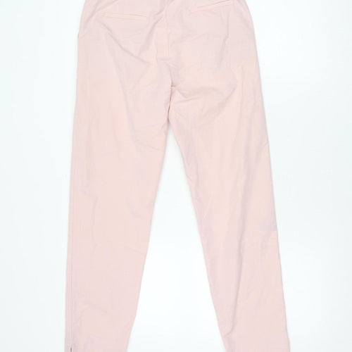 Marks and Spencer Women's Pink Chino Trousers Size 6 Straight Leg