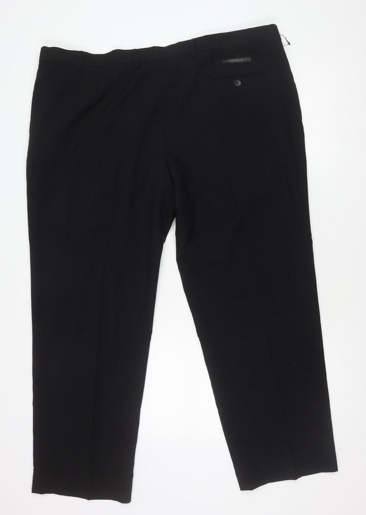 Marks and Spencer Women’s Black Regular Fit Work Trousers Size 44