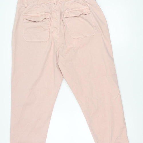 Marks and Spencer Women’s Pink Cargo Trousers Size 20 Regular