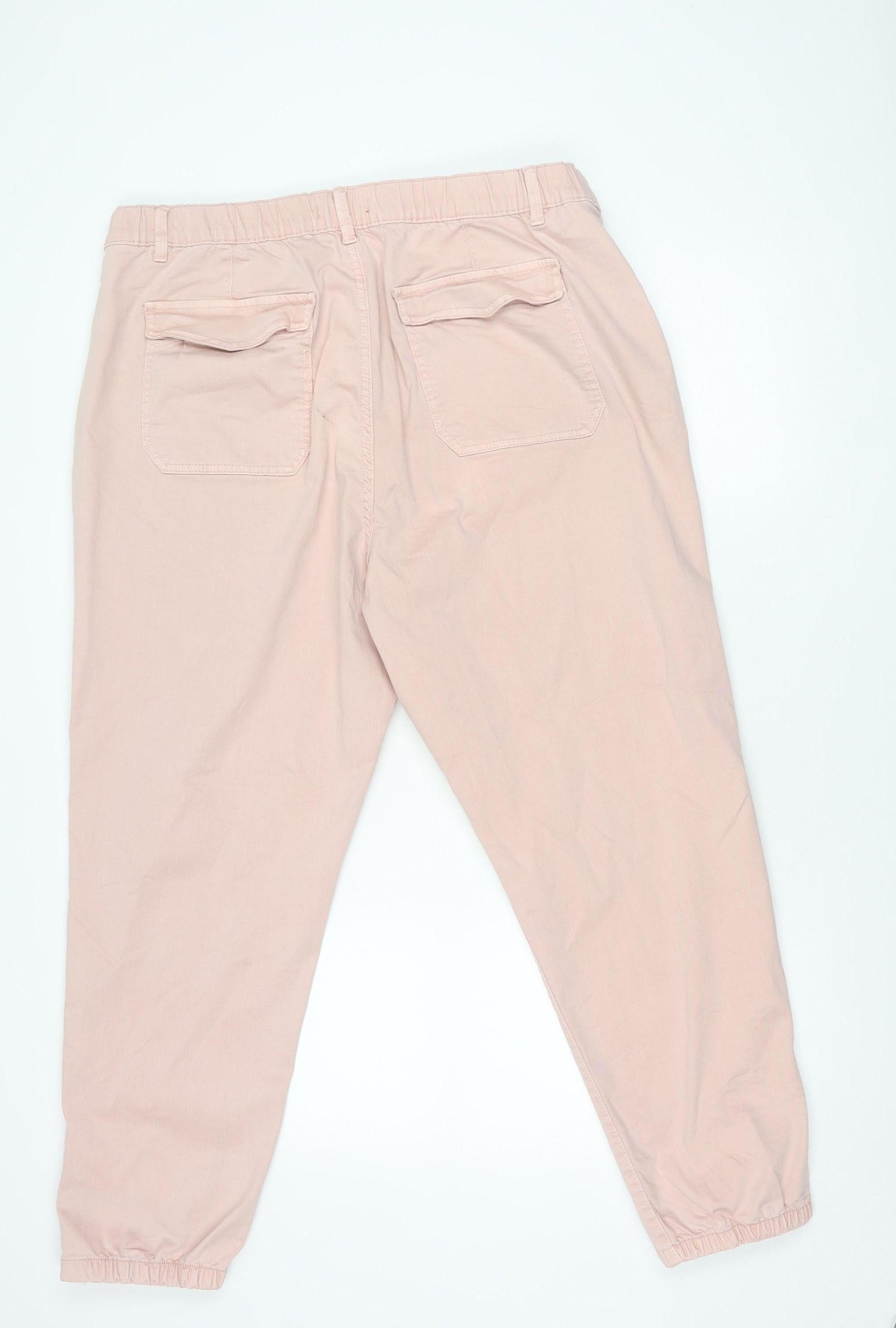 Marks and Spencer Women’s Pink Cargo Trousers Size 20 Regular