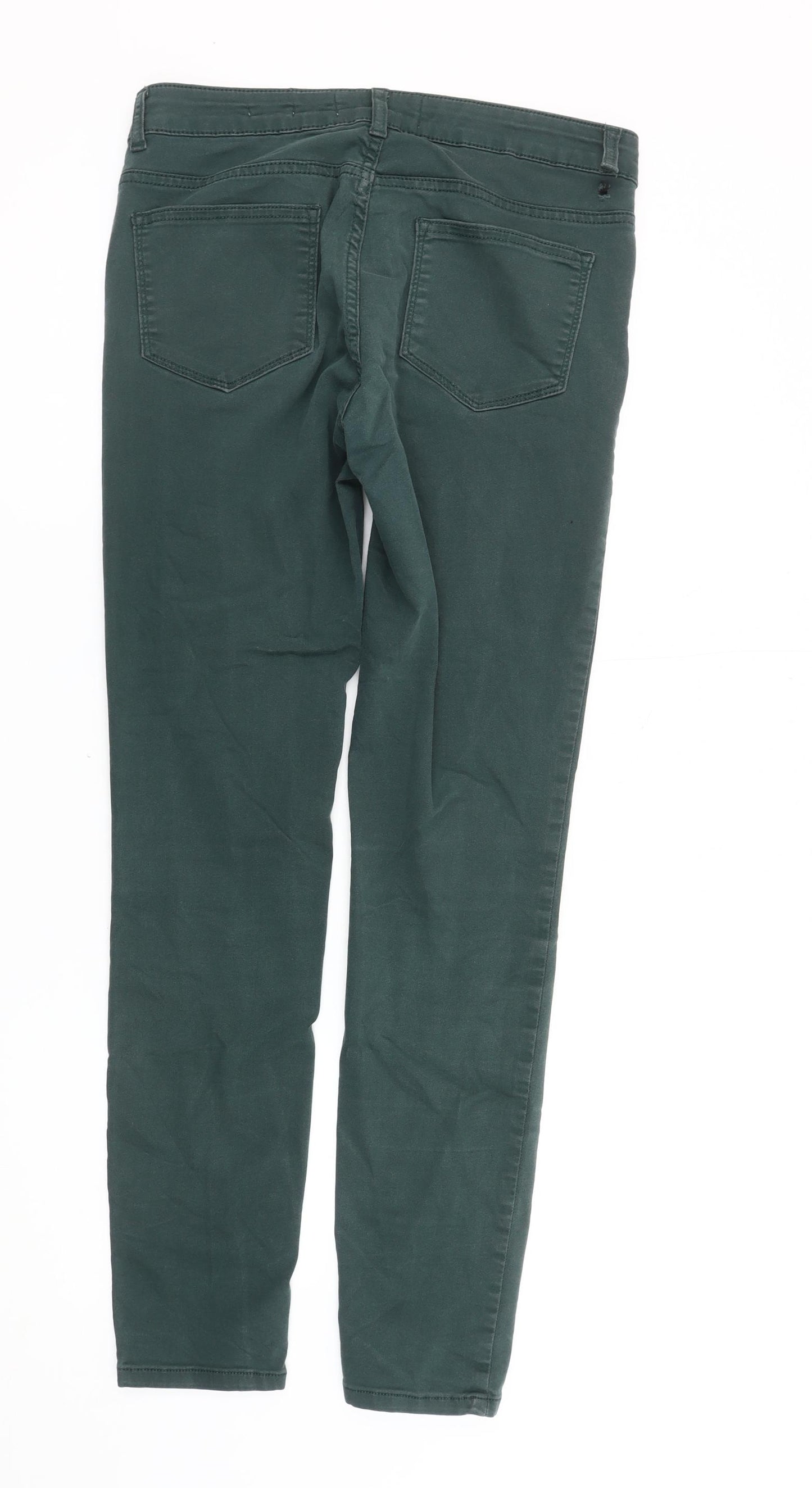 FatFace Womens Green Size 10 Slim Fit Jegging Jeans Stretch Pockets