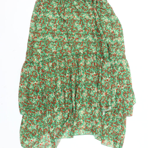Estee Brown Women’s Multicoloured Floral A-Line Midi Skirt Size 10
