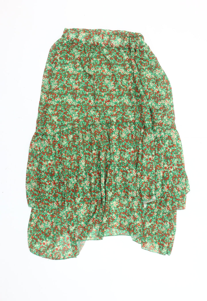 Estee Brown Women’s Multicoloured Floral A-Line Midi Skirt Size 10