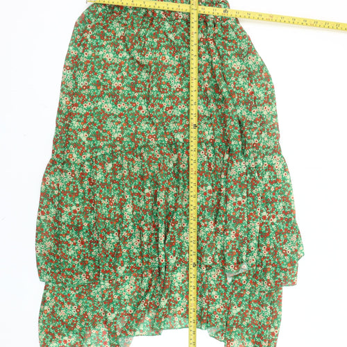 Estee Brown Women’s Multicoloured Floral A-Line Midi Skirt Size 10