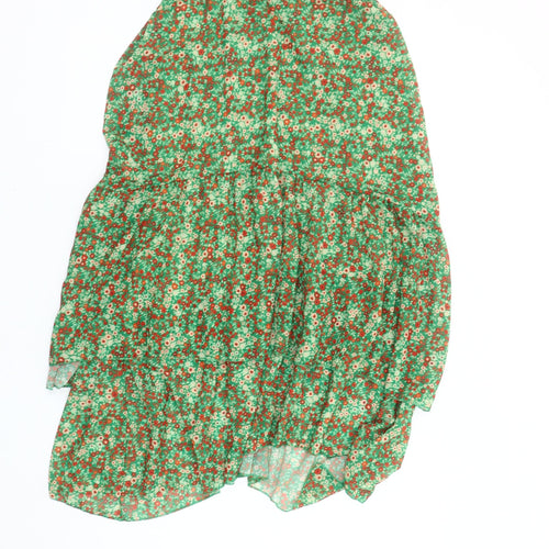 Estee Brown Women’s Multicoloured Floral A-Line Midi Skirt Size 10