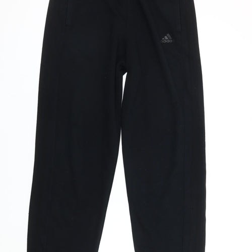 adidas Mens Black L Track Pants Sport Essentials Gym Training