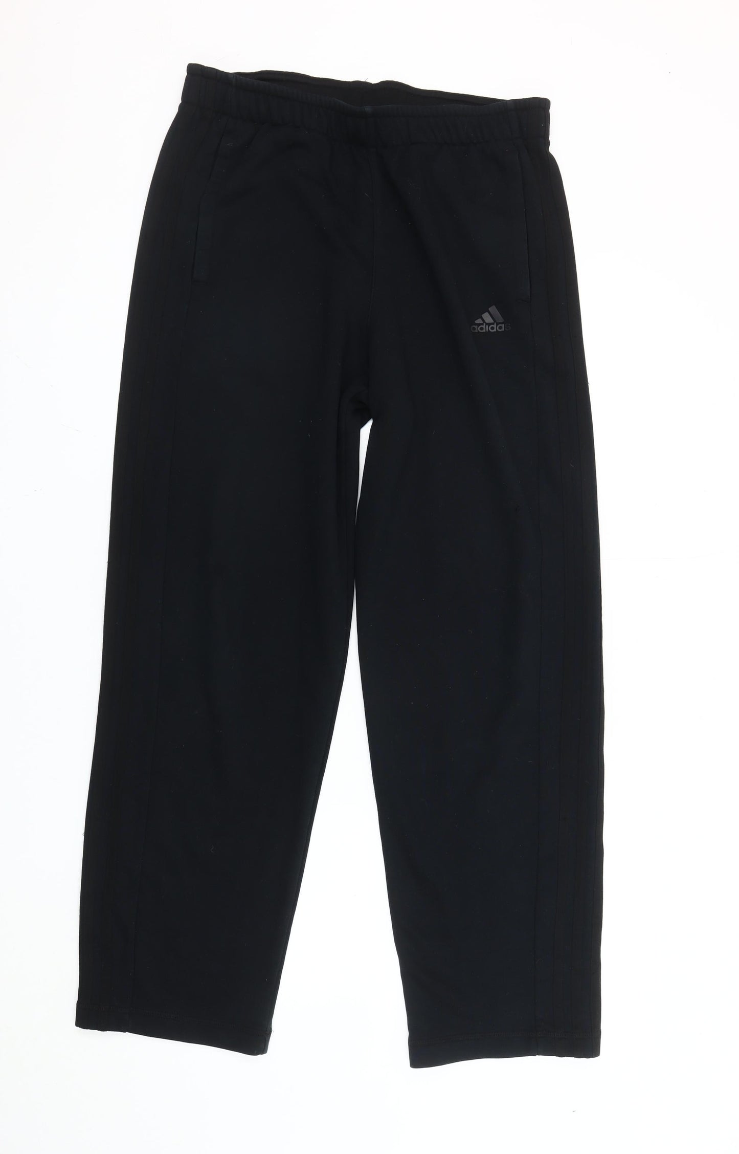 adidas Mens Black L Track Pants Sport Essentials Gym Training