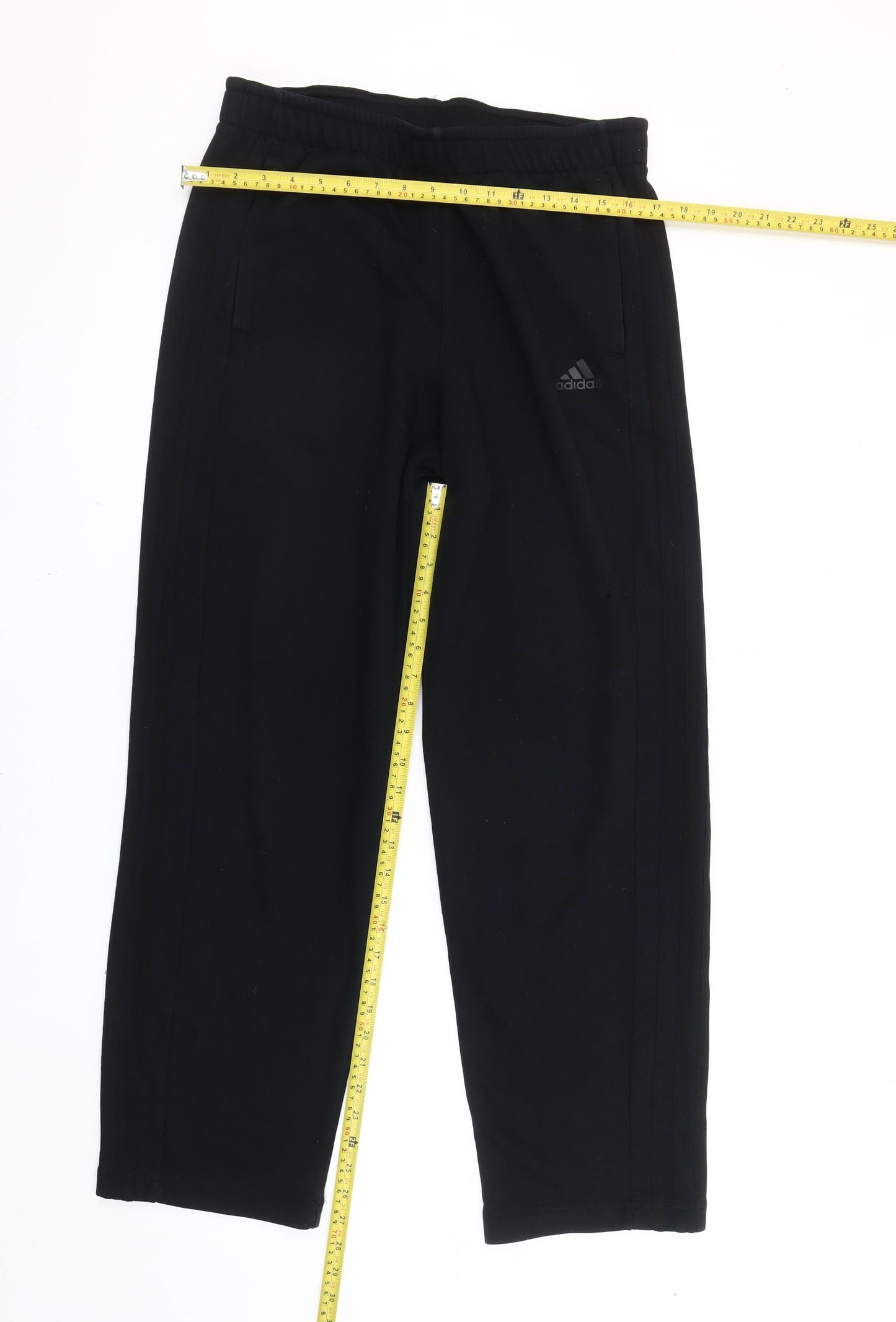 adidas Mens Black L Track Pants Sport Essentials Gym Training