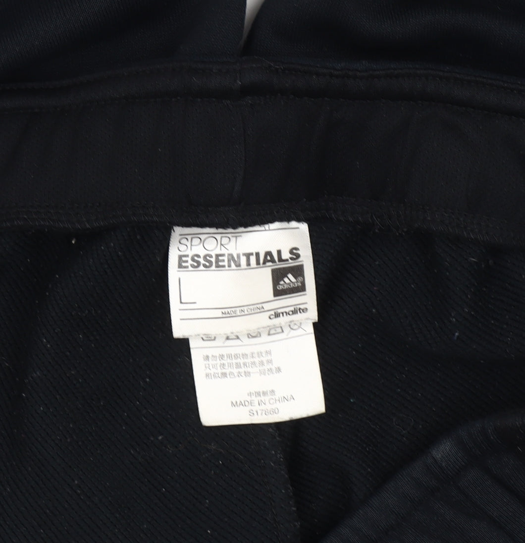 adidas Mens Black L Track Pants Sport Essentials Gym Training