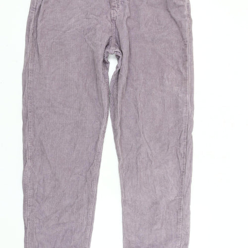 ASOS DESIGN Men’s Purple Corduroy Trousers 28in Waist 32in Leg