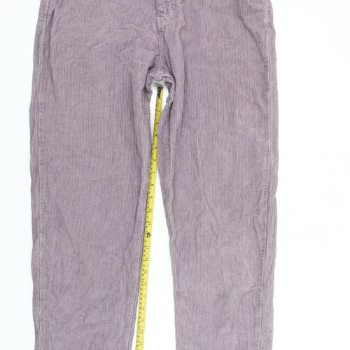 ASOS DESIGN Men’s Purple Corduroy Trousers 28in Waist 32in Leg
