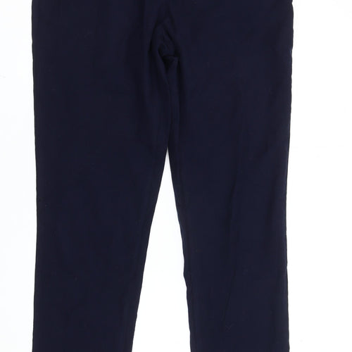 Simon Carter Men's Blue 26L Formal Dress Trousers