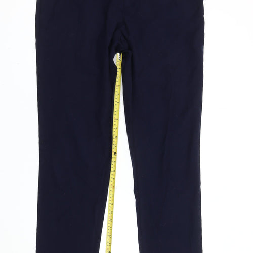 Simon Carter Men's Blue 26L Formal Dress Trousers